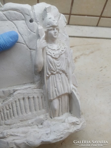 Roman soldier plaster statue fireplace or other decoration suitable for interior for sale!