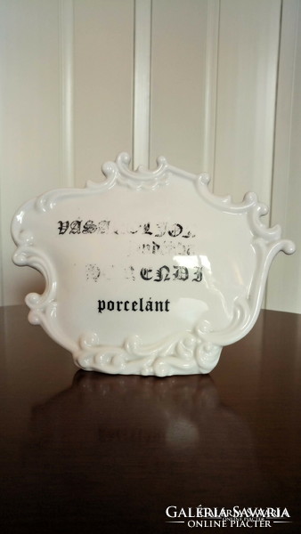 Herend porcelain baroque sign