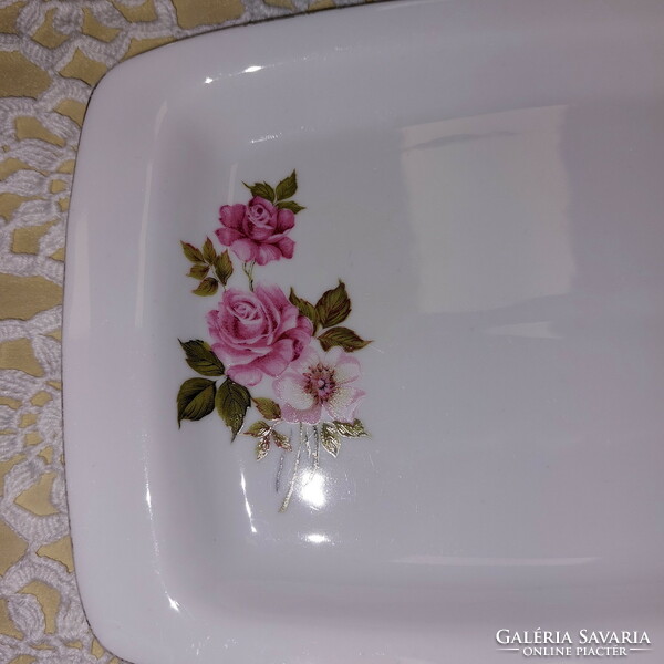 Alföldi pink porcelain serving bowl