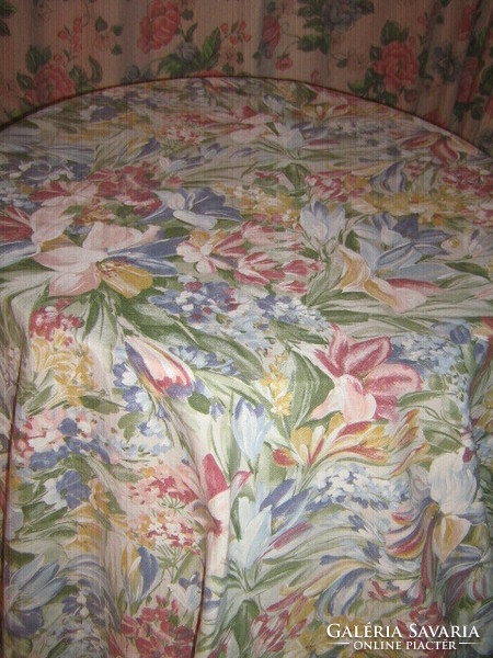 Wonderful vintage spring floral quality fabric curtain