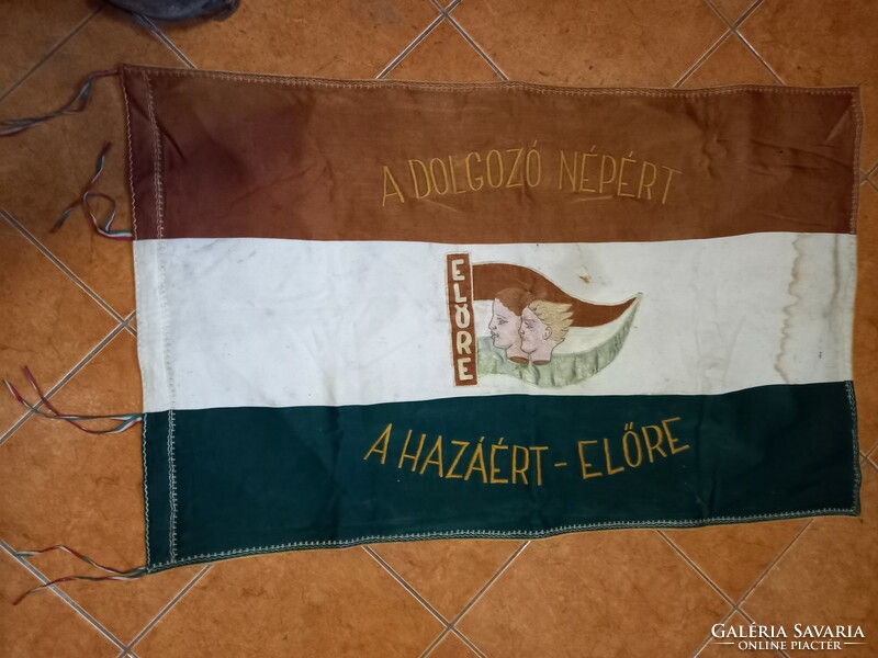 1954 Rákos pioneer team flag! 104X67 cm