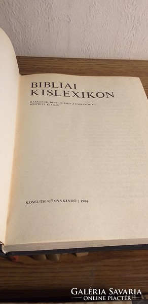 Gecse Gusztáv ,  Horváth Henrik - Bibliai kislexikon