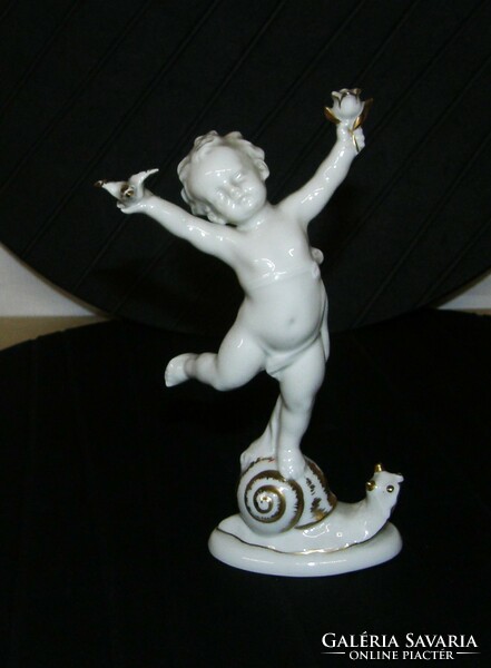 Metzler & Ortloff porcelán figura - 14 cm