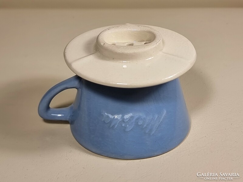 Baby blue rare small melitta coffee filter. About: 1950s collector's item