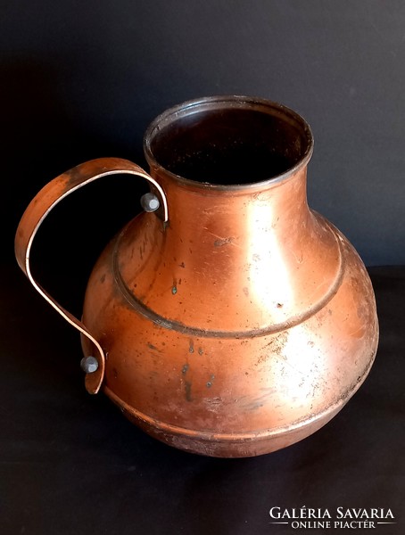 Huge handmade bronze vase kaspo negotiable art deco design