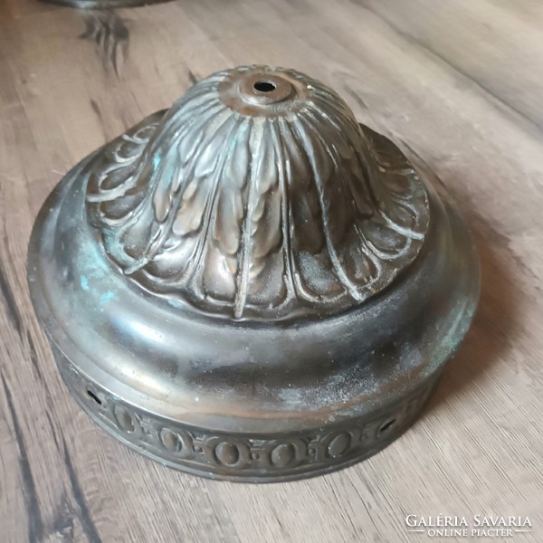 Antik bronz lámpabúra/ mennyezeti