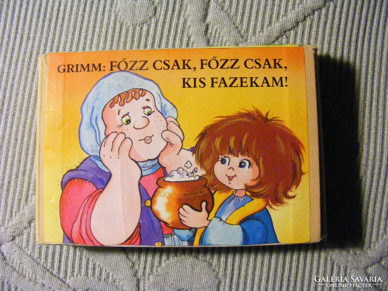 Grimm leporello fairy tale book - just cook, just cook, my little pot! Grimm