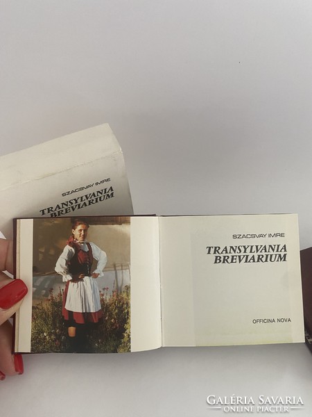 Szacsvay Imre Transylvania Breviarium I-II.- minikönyv 1989