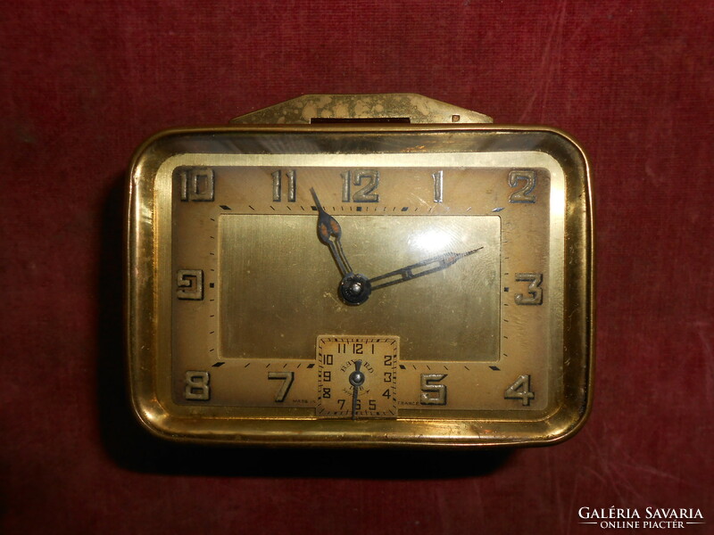 French alarm table clock 3