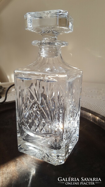 Gyönyörű,angol Tutbury kristály wiskys üveg