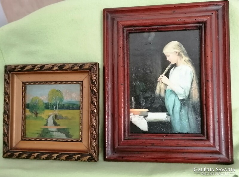 Small paintings together
