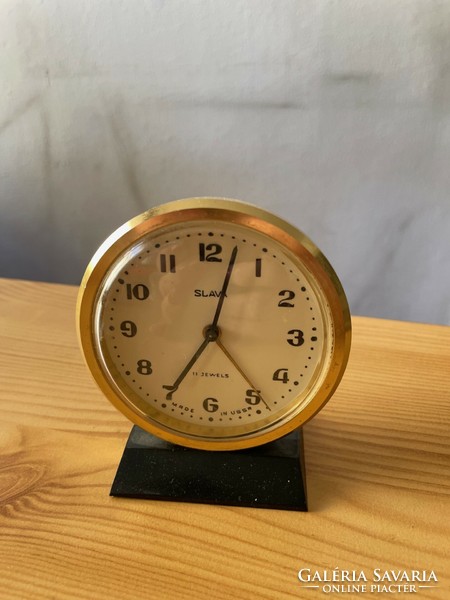 Retro slava soviet (ussr) alarm clock