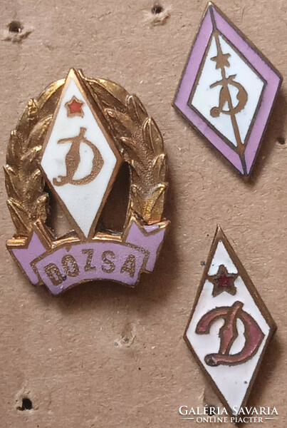 Dozsa 3 different sport badges (d2)