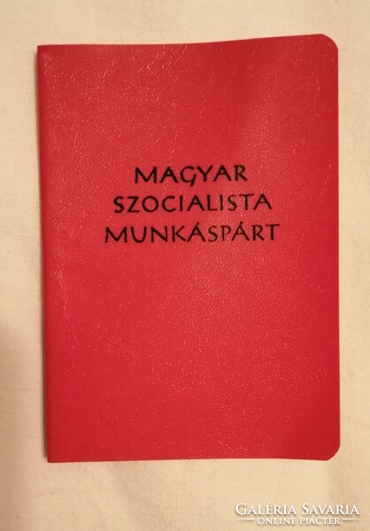 MSZMP tagsági könyv bianco 1989-1999.