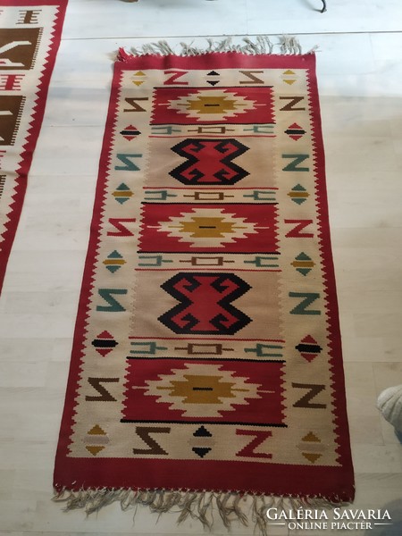 Torontáli gyapjú szőnyeg 3. Temesvári hagyatékból  (70 * 135 cm)