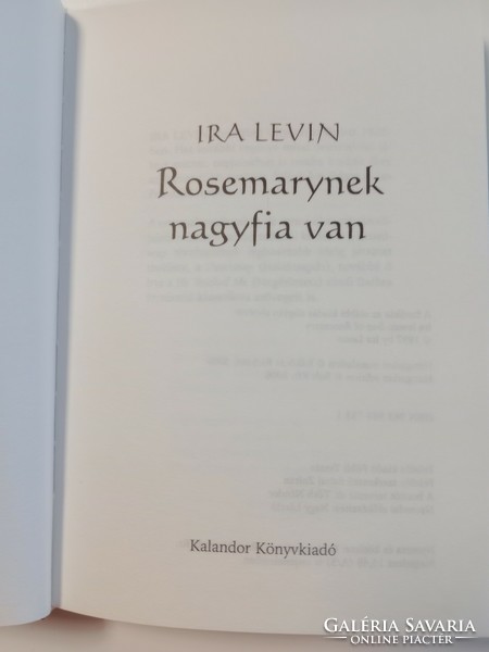 Ira levin - rosemary has a great son (rosemary's 2nd child)