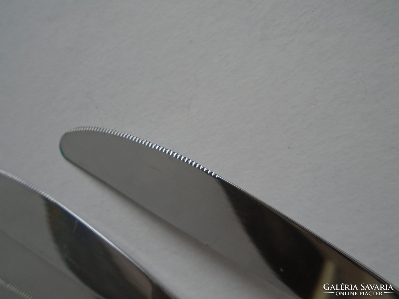 Új  TRAMONITA stainless steel, inox kicsi kés, desszertes kés darabonként.