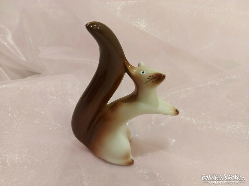 Porcelain squirrel in art deco style