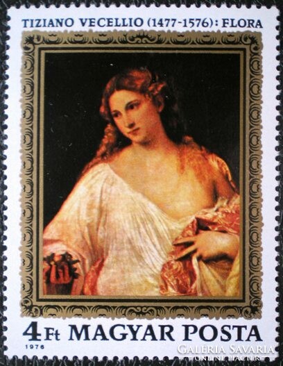 S3126 / 1976 Tiziano bélyeg postatiszta