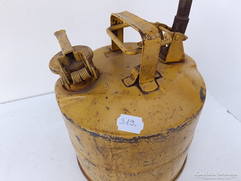 Antique oil petrol can oil can gas station 313 8397