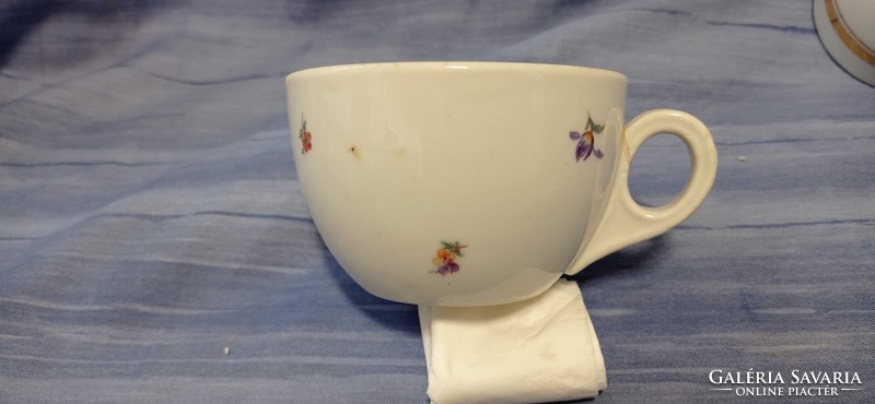 3 Zsolnay cups. Zsolnay tea cup, Zsolnay coffee cup. Cafe house.