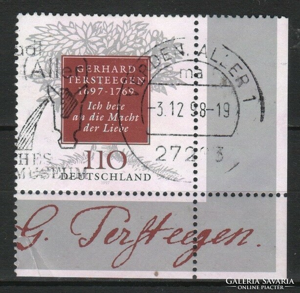 Ívszéles Német 0080 Mi. 1961    1,00 Euró