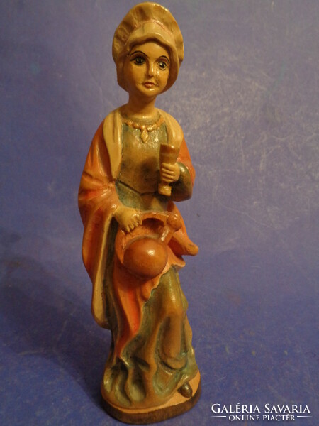 Vintage carved wooden statue cheap!
