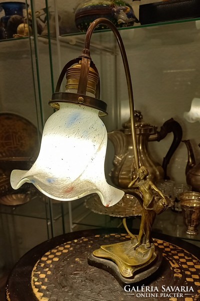 Antik Asztali Lámpa Párban
