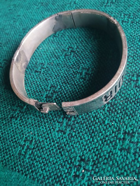 Old silver bracelet