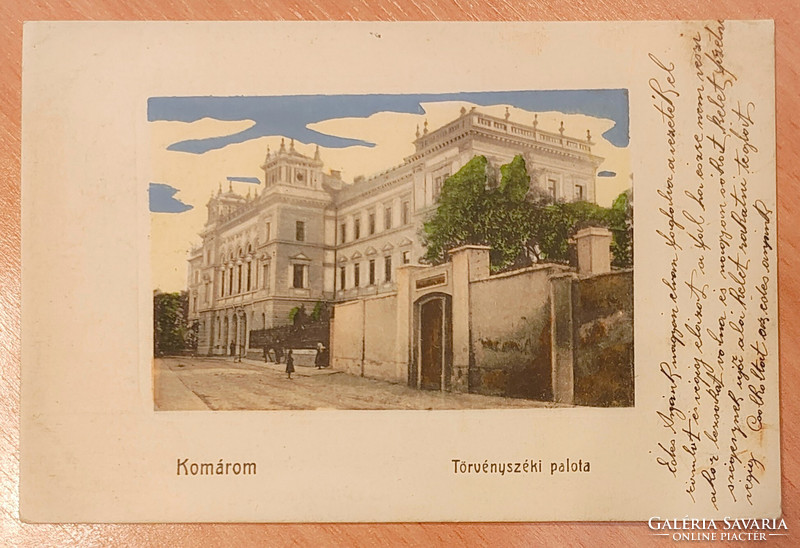Komárom Törvényszéki palota 1911-es képeslap