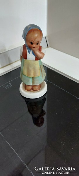 Ceramic little girl figurine