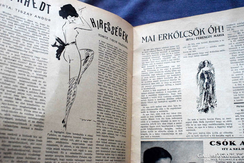 New magazine - 1935? Contemporary erotic magazine, domestic forerunner of 'playboy' - many photo illustrations