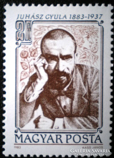S3562 / 1983 Juhász Gyula bélyeg postatiszta