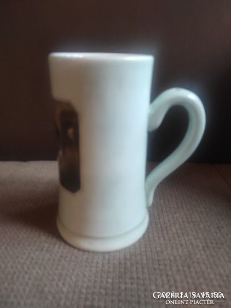 Antique lithophane beer mug