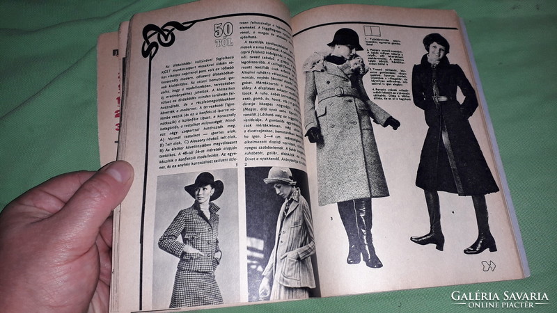 1972. Gábor Kelecsényi yearbook of women's newspaper 1972 according to the pictures