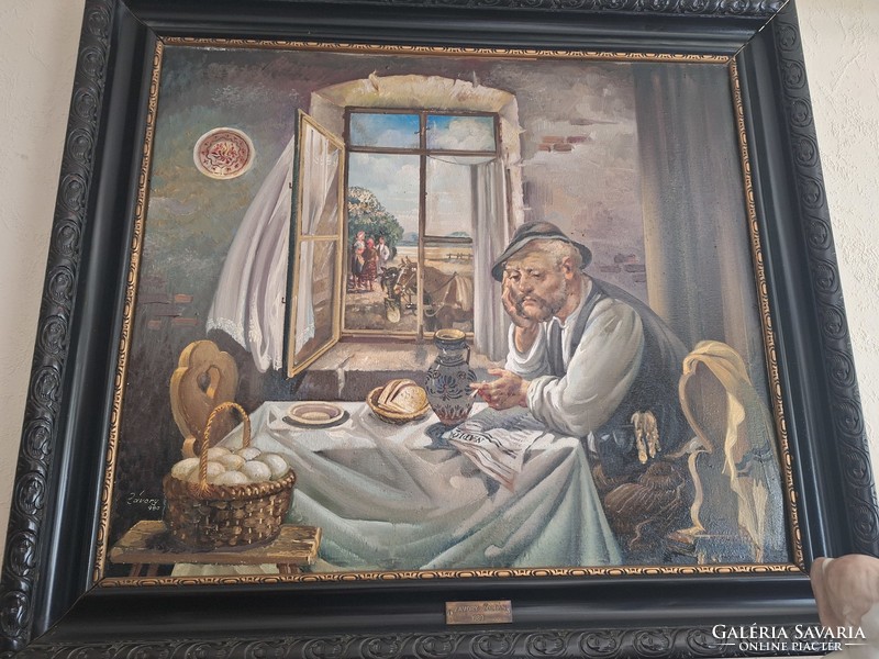Závory Zoltán festmény eladó