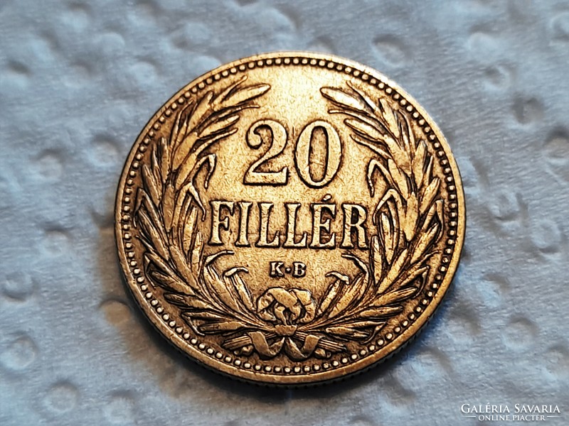 20 Fillér 1908.