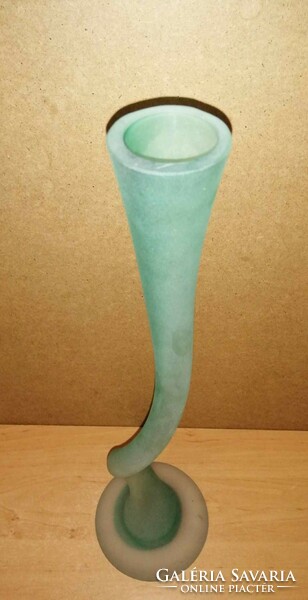 Csavart üveg váza - 55 cm (b)