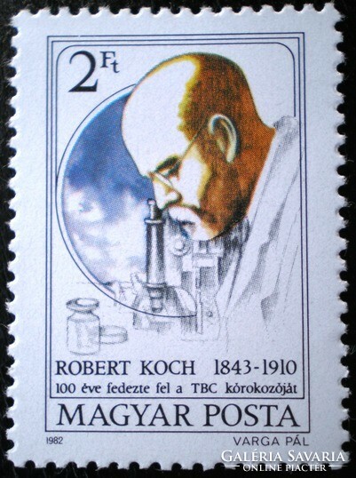 S3501 / 1982 robert koch stamp postal clerk
