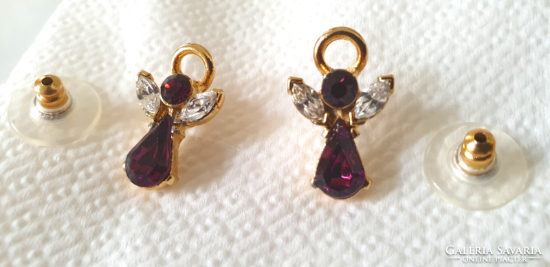 Old gold plated? Angel earring
