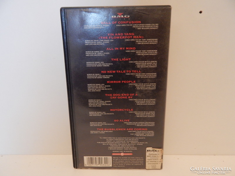 Love and Rockets The Haunted Fishtank - Zenei VHS