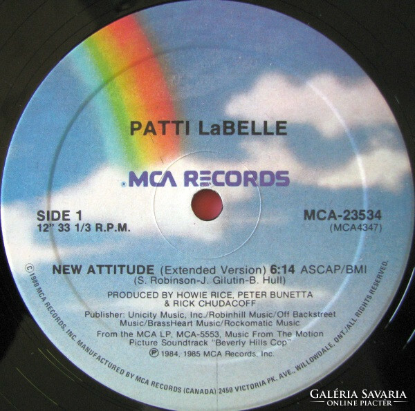 Patti Labelle / Harold Faltermeyer - New Attitude / Axel F (12