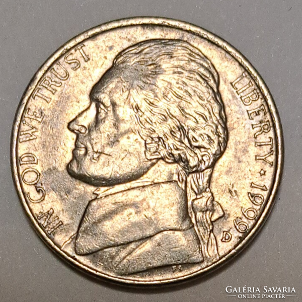 1999. D  USA 5 cent  (1305)