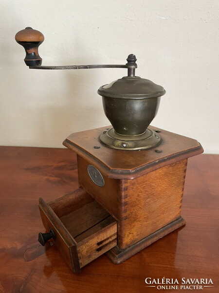 Old large coffee grinder