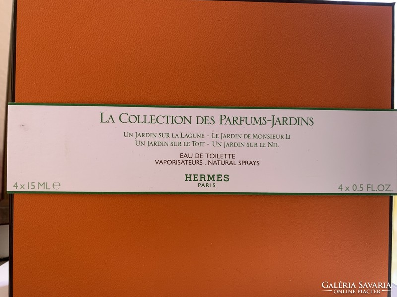 Hermés 4-piece perfume set.