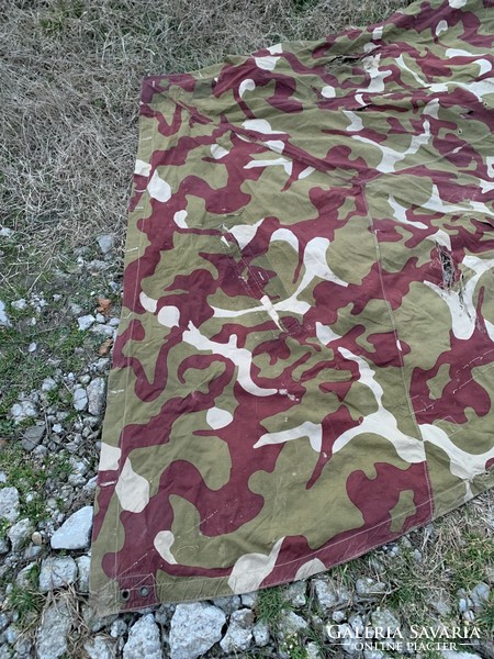 Old shroud camouflage blanket 1939 beautiful sharp colors very nice