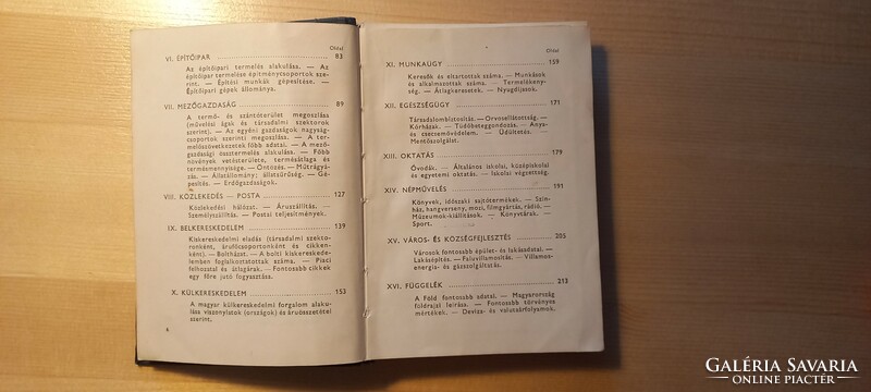 Hungarian statistical pocket book 1956
