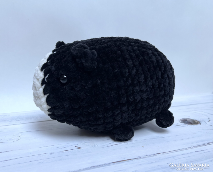 Crocheted plush guinea pig