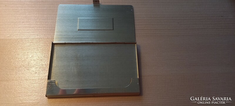 Business card holder metal, gold color