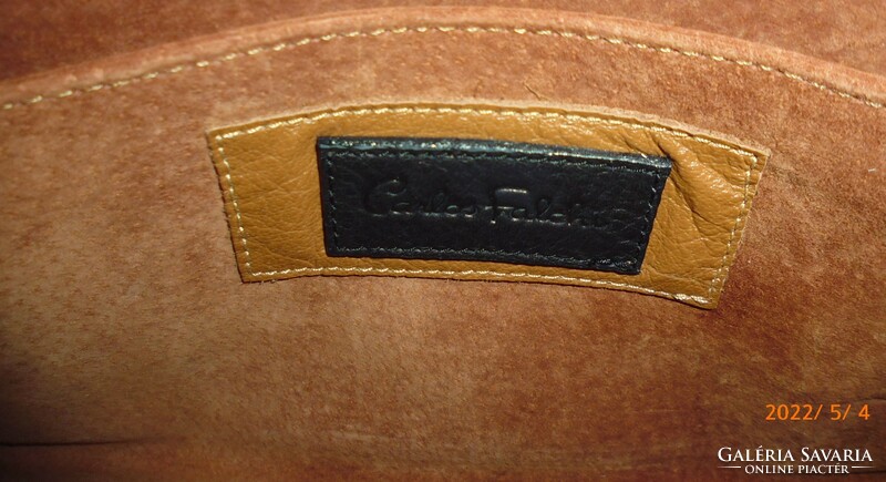 CARLOS  FALCHI  csodás  Vintage  piton bőr  /  valódi bőr táska .